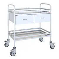 Столик манипуляционный с бортиками МЕГИ МСК-549-02