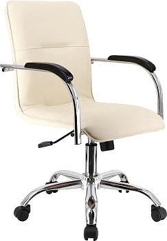 Кресло Samba Wood T (экокожа бежевая)