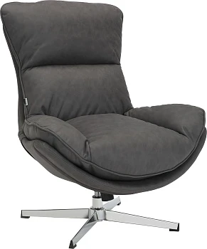 Кресло мягкое Mango (ткань темно-серая)